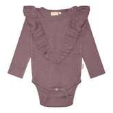 Petit Piao - Langærmet Body Modal Frill - Lavender Mist